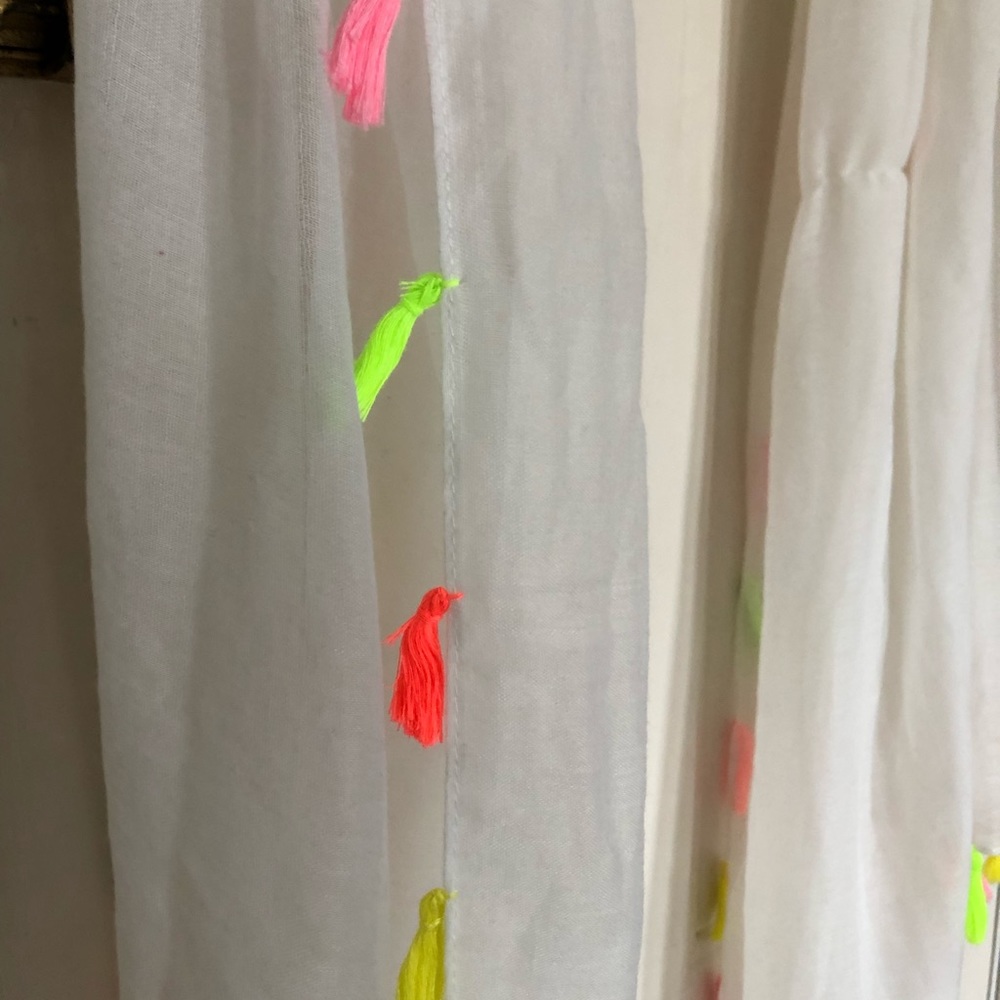 Multi color neon scarf